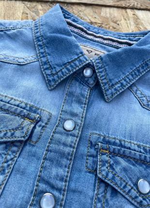 Стильна джинсова сорочка5 фото