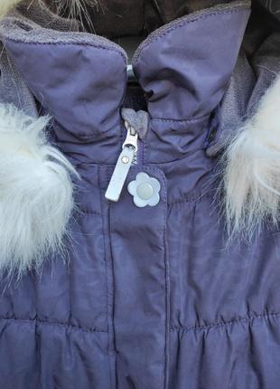 Lenne 110-116р зимнее пальто куртка6 фото