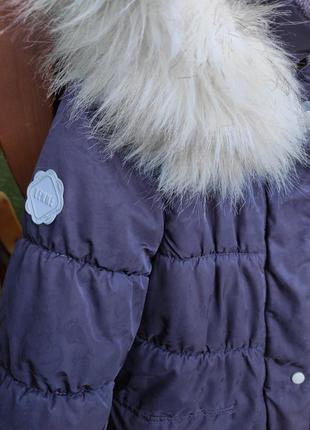 Lenne 110-116р зимнее пальто куртка4 фото