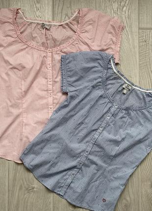 Річна блуза, сорочка в клітку з біо-бавовни від tchibo2 фото