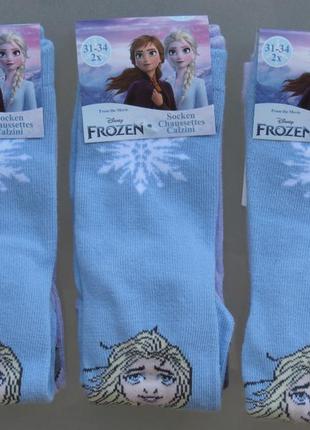 Комплект дитячі шкарпетки / дитячі шкарпетки / холодне серце / холодне серце 31-34 р.