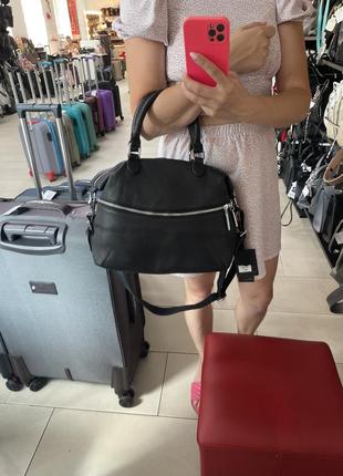 Кожаная сумочка кроссбоди сумочка на плечо италия5 фото