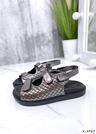 Босоніжки натуральні - shans, нікель, натуральна шкіра