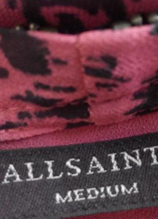 Сукня трансформер, рожевий леопард, allsaints; m5 фото