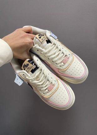 Кросівки nike air force 1 shadow pink glaze7 фото