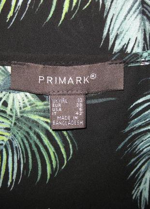 Легкая шифоновая майка туника блузка рубашка primark 10uk/38eurо/6us км1149,10 фото