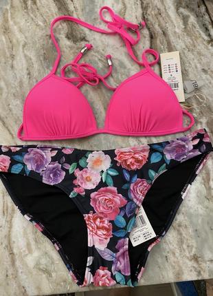 Купальник/верх купальника/лиф ярко малинового цвета бренд pieces