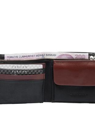 Шкіряний гаманець портмоне tergan шкіряний гаманець4 фото