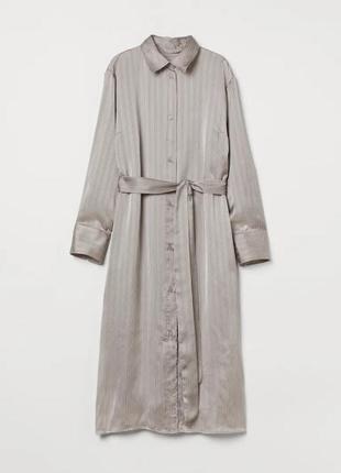 Атласне плаття-сорочка