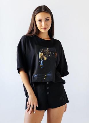 Лляні шорти, чорні, розмір s, m, l, україна