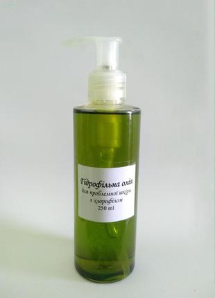 Гідрофільна олія для вмивання для проблемної шкіри з хлорофілом,200мл.