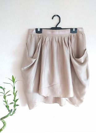 Шовкова спідниця massimo dutti