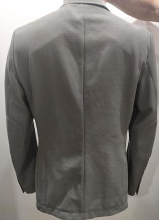 Стильный трикотажный пиджак zara без подклада3 фото