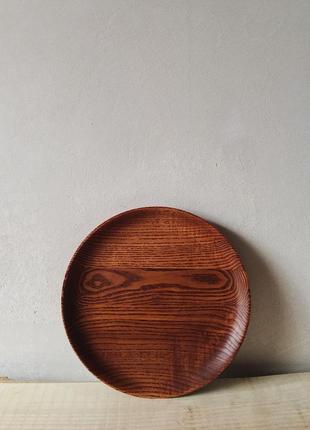 Деревянная тарелка2 фото