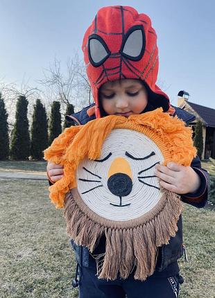 Левчик макраме декор handmade 2