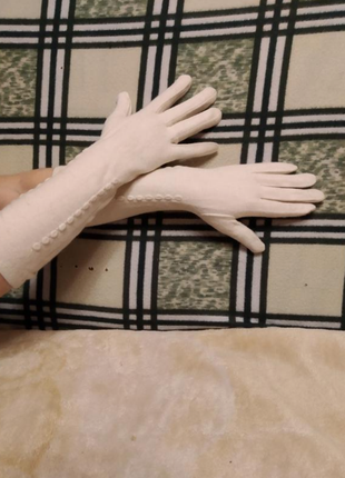 36 см длинные кашемировые перчатки2 фото