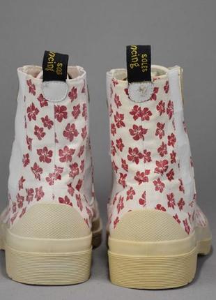 Dr. martens floral canvas черевики челсі жіночі текстильні. оригінал. 40-41 р./25.7 см.5 фото