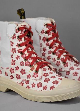 Dr. martens floral canvas черевики челсі жіночі текстильні. оригінал. 40-41 р./25.7 см.2 фото