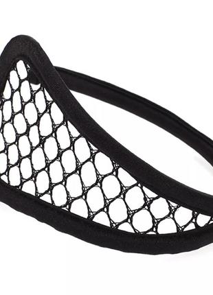 Трусы без лямок в сеточку черные - размер универсальный, спандекс