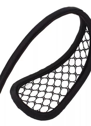 Трусы без лямок в сеточку черные - размер универсальный, спандекс