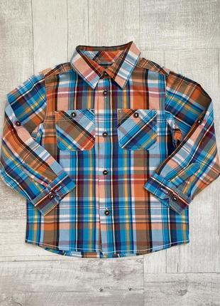 Уценка‼️красивая яркая рубашка на мальчика