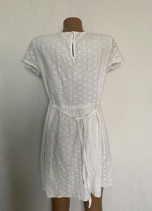 Натуральне біле плаття 👗 8 розміру 3