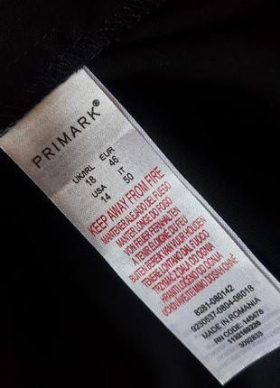 Черное женское ярусное платье на запах primark7 фото