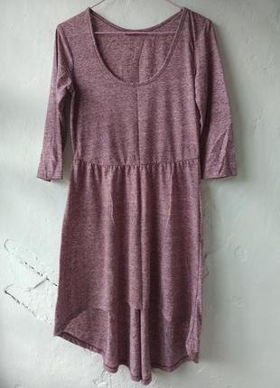 Платье туника бордового цвета terranova размер м1 фото