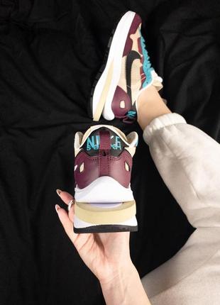 Кроссовки мужские,женские nike low vaporwaffle sport fuschia x sacai кросівки чоловічі,жіночі найк4 фото
