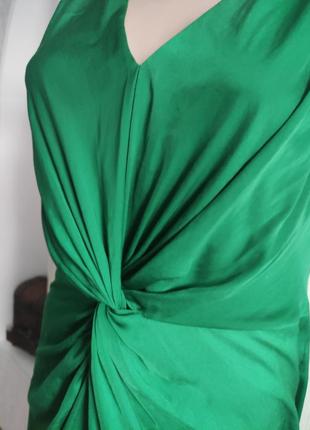 Платье 👗 зелёное, изумруд2 фото