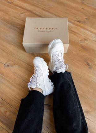 Кросівки жіночі burberry arthur sneakers white / жіночі кросівки6 фото