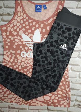 Adidas originals trefoil майка трикотажна джерсі з великим логотипом9 фото