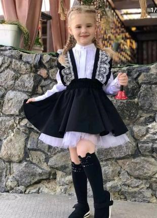 Детский школьный сарафан для девочки