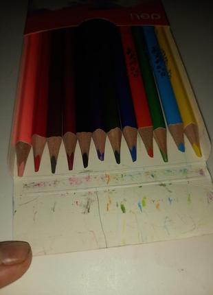 Олівці кольорові deli colorun 12 кольорів3 фото