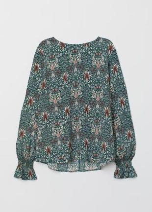 Блузка в цветочный принт morris & co распродажа