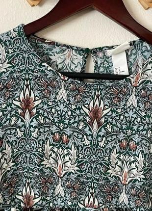 Блузка в цветочный принт morris & co распродажа