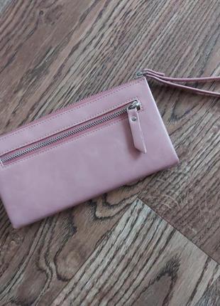 Жіночий гаманець барсетка рожевий