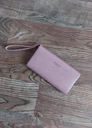 Жіночий гаманець барсетка рожевий