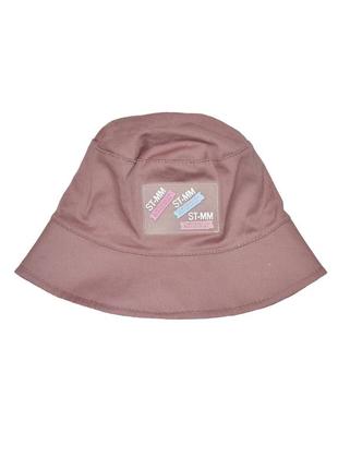 Панама капелюх з нашивкою попіл троянди 54/56 см