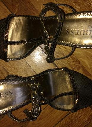 Босоножки guess by marciano оригинал!, по стельке 23,5см, размер 36.