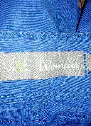 Классные, небесного цвета штаны,46-48разм(12,14uk),m&s woman.3 фото