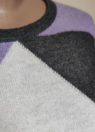 Шерстяной премиум кашемировый ангоровый джемпер свитер оверсайз lecomte /4457/5 фото