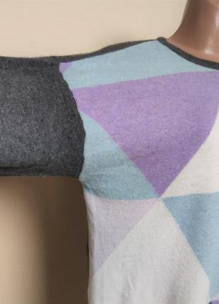 Шерстяной премиум кашемировый ангоровый джемпер свитер оверсайз lecomte /4457/3 фото