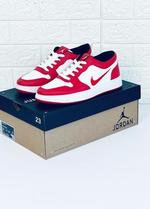 Кроссовки мужские nike air retro jordan кеды найк джордан красные3 фото