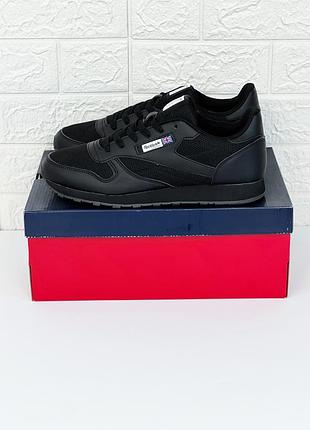 Кросівки чоловічі рібок класік чорні кросівки чоловічі reebok женские3 фото