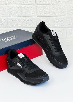 Кросівки чоловічі рібок класік чорні кросівки чоловічі reebok женские4 фото