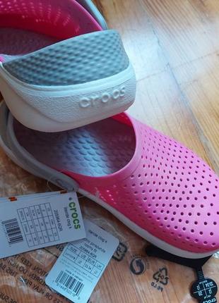 Crocs literide j2,j3 сабо clog8 фото