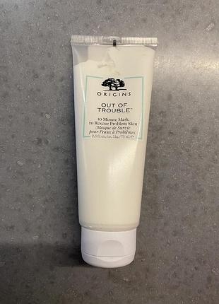 Маска для обличчя origins out of trouble™ 10 minute mask to rescue problem skin 75ml