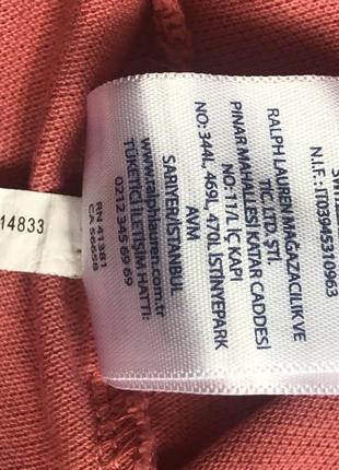 Поло\футболка polo ralph lauren custom fit pink polo6 фото