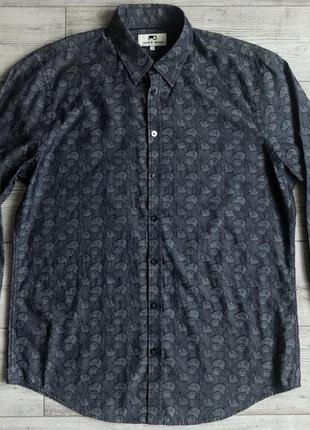 Сорочка\рубашка moods of norway bird printed textured shirt